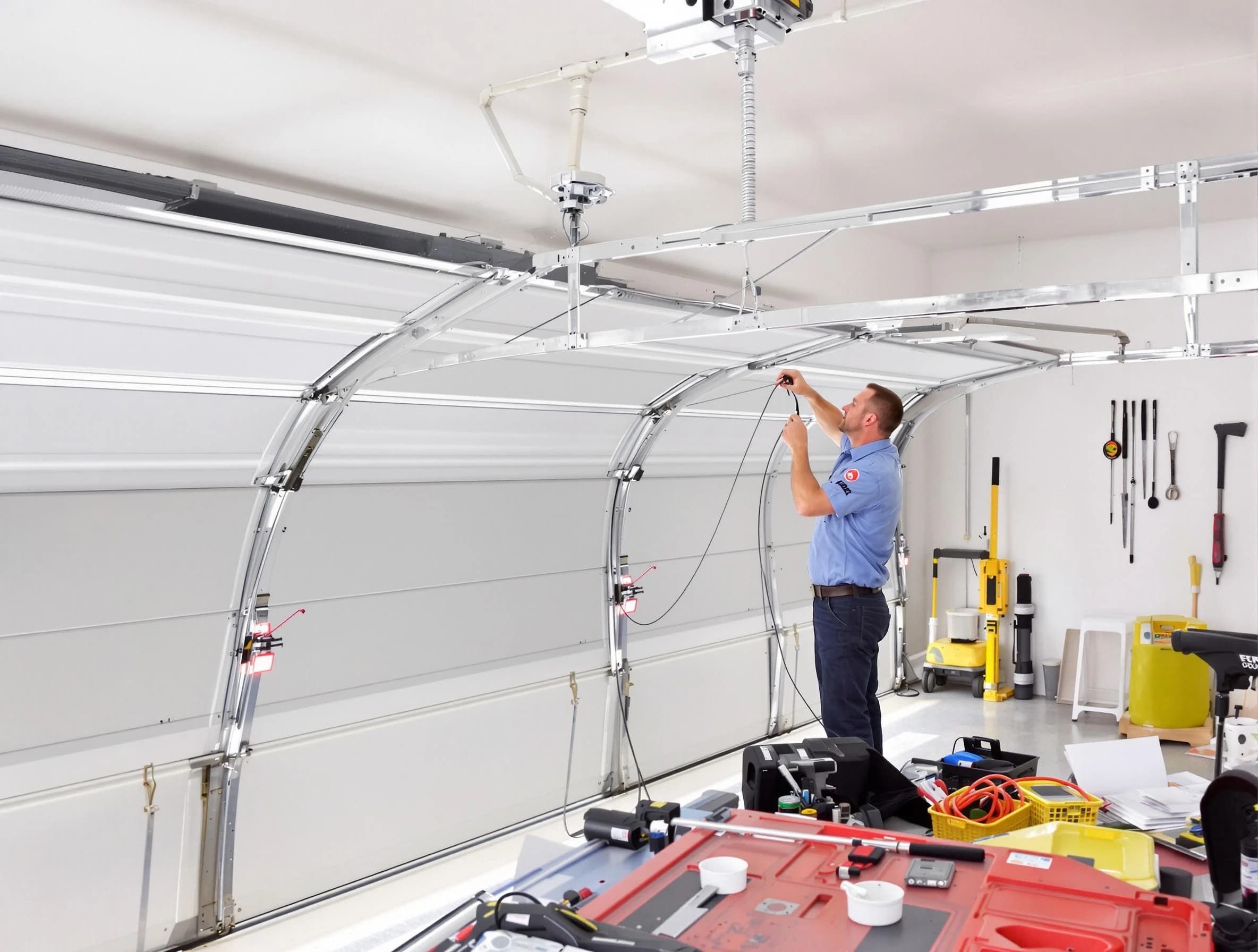 Garage door cable repair service by Wellesley Garage Door Repair in Wellesley