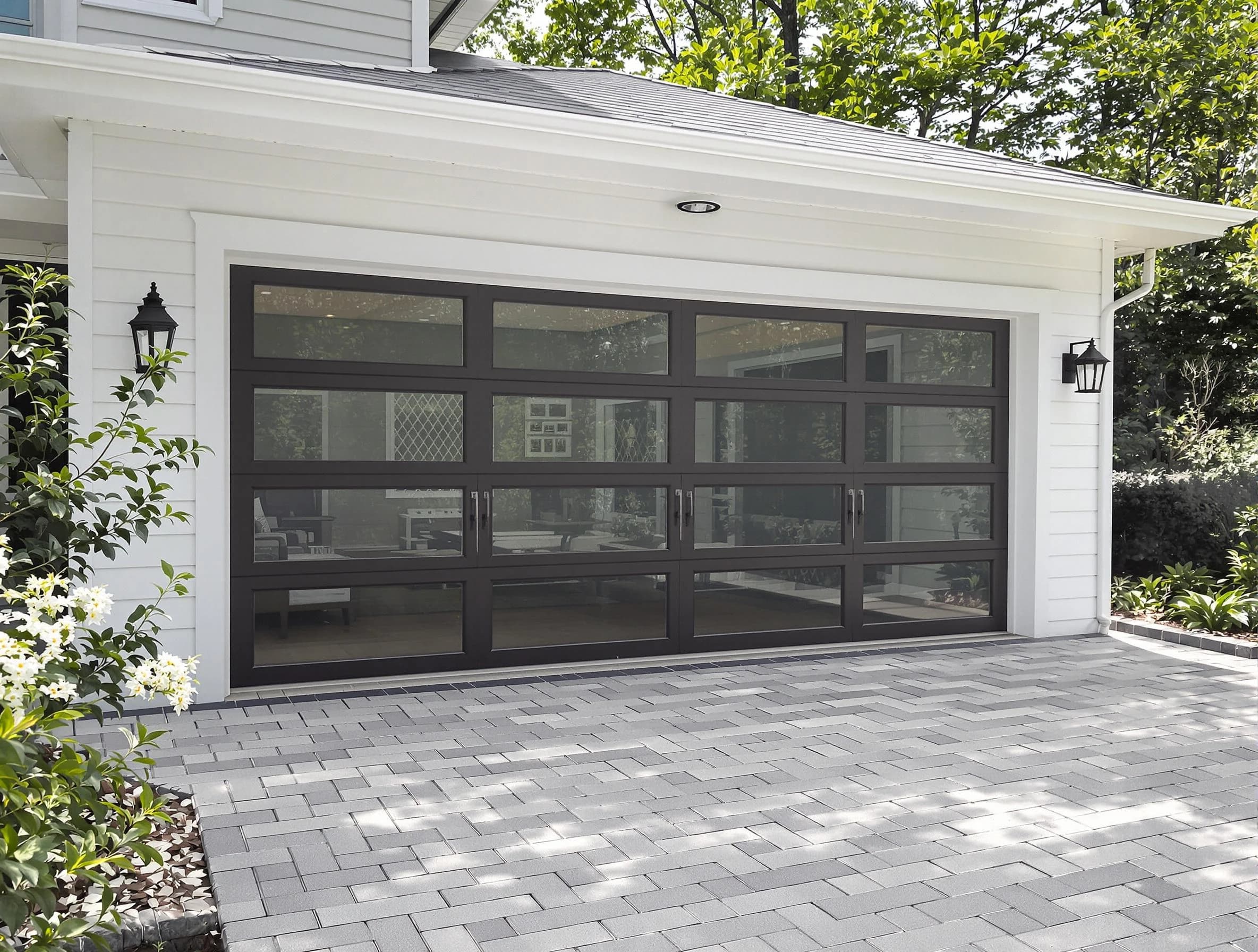 Wellesley Garage Door Repair design specialist presenting custom garage door options to Wellesley homeowner