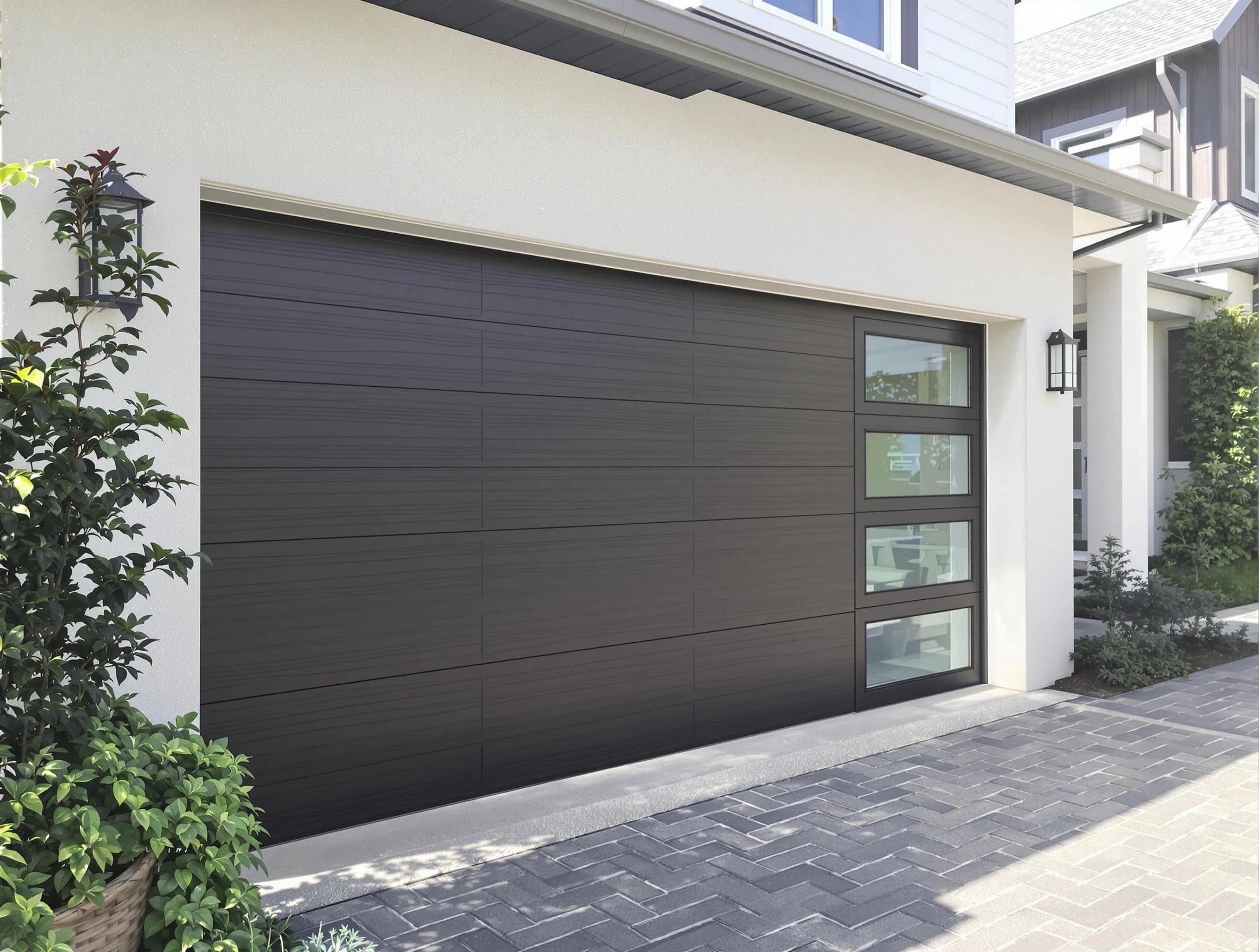 Custom garage door installation by Wellesley Garage Door Repair in Wellesley