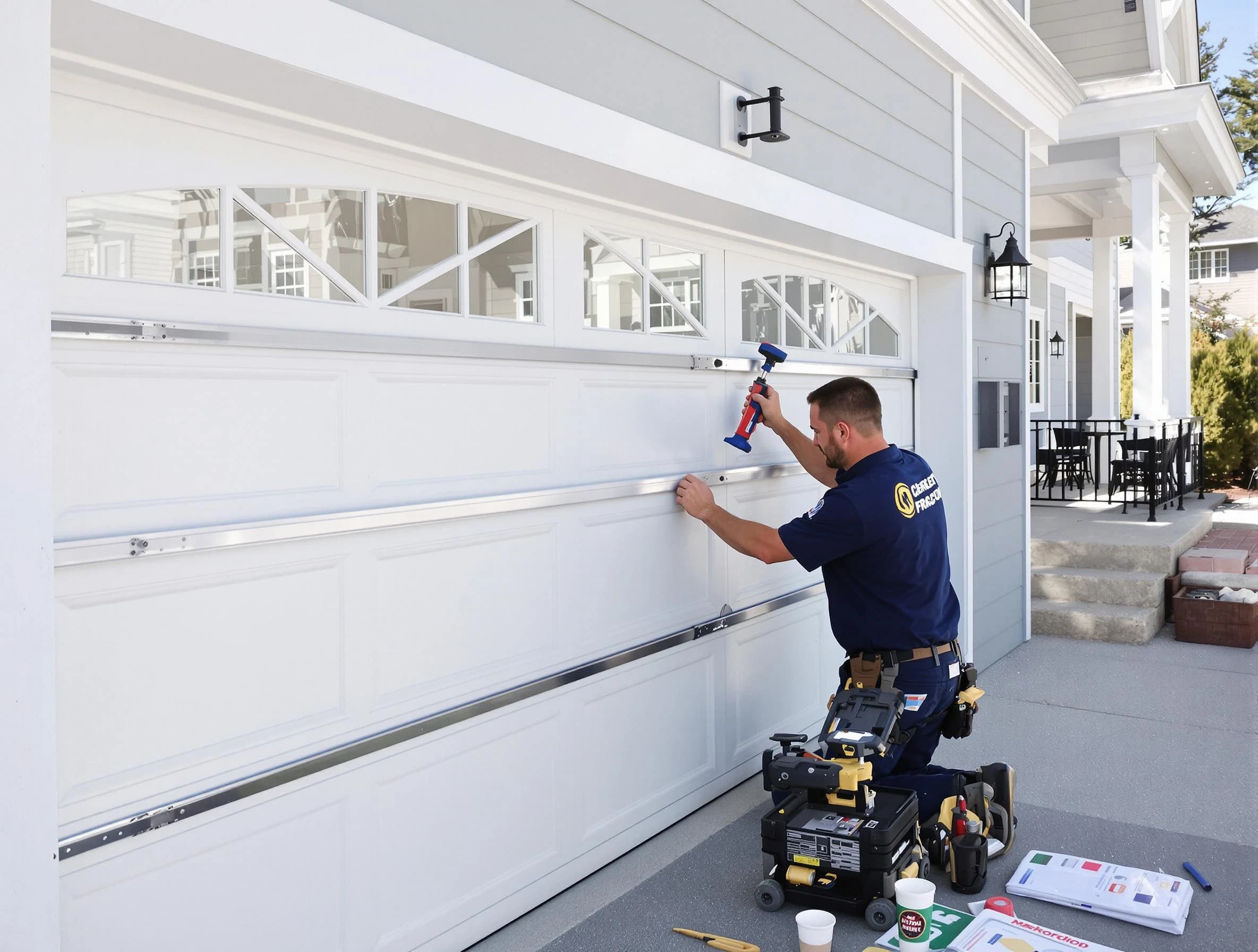 Professional garage door installation by Wellesley Garage Door Repair in Wellesley