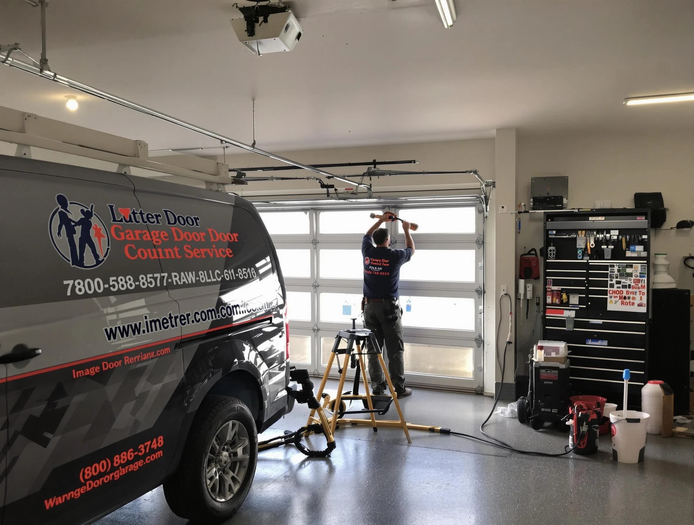 Wellesley Garage Door Repair rapid response team performing same-day repair in Wellesley