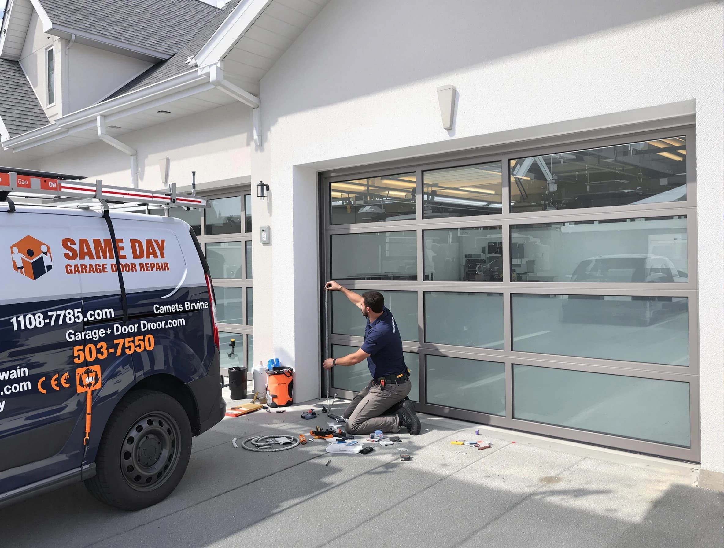 Same-day garage door repair service by Wellesley Garage Door Repair in Wellesley