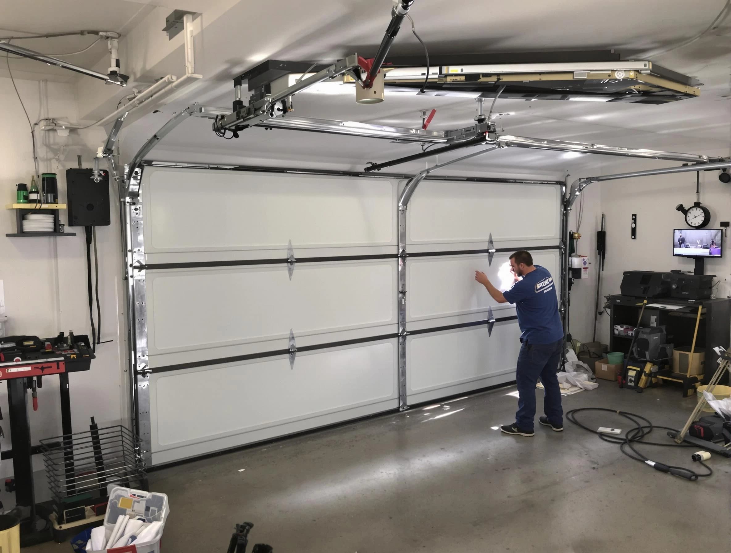 Professional garage door repair service by Wellesley Garage Door Repair in Wellesley
