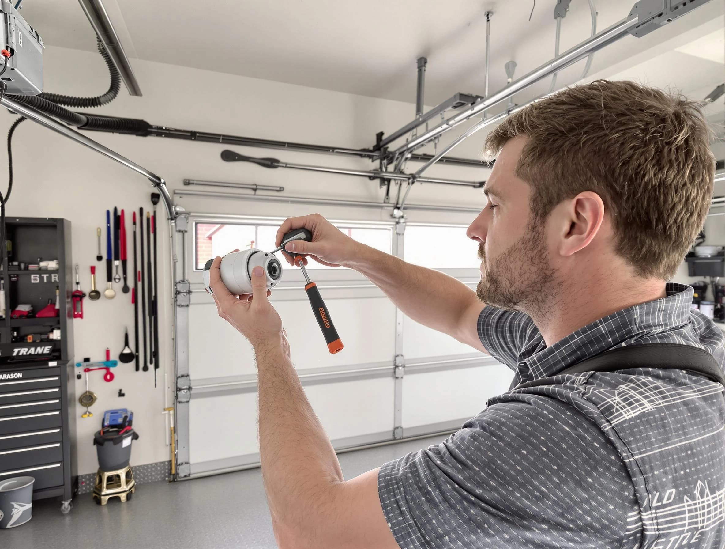 Garage door opener repair service by Wellesley Garage Door Repair in Wellesley