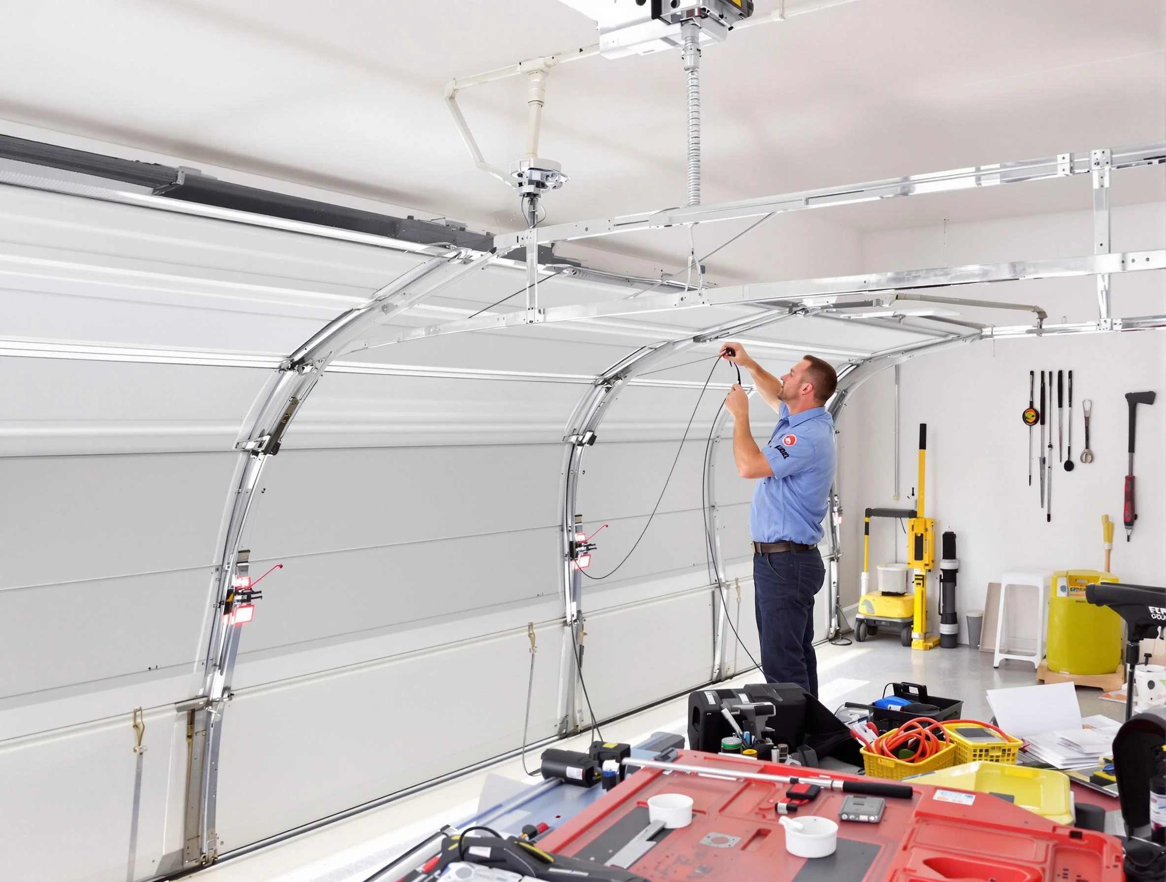 Garage door cable repair service by Wellesley Garage Door Repair in Wellesley