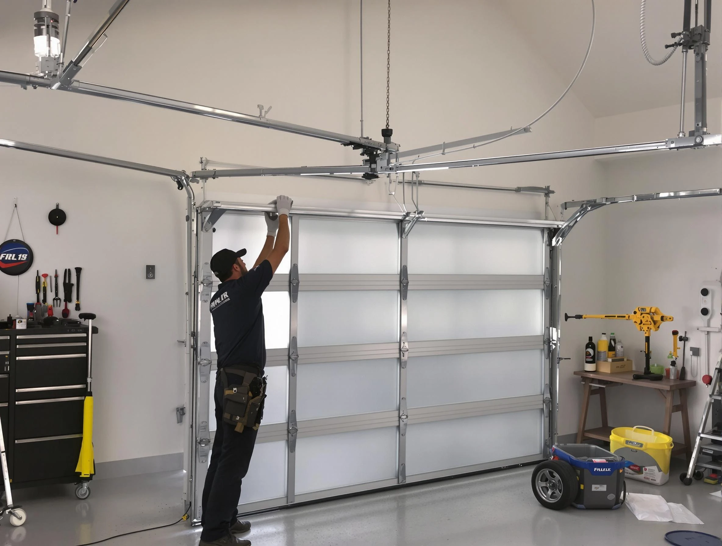 Wellesley Garage Door Repair certified team performing precision garage door installation in Wellesley