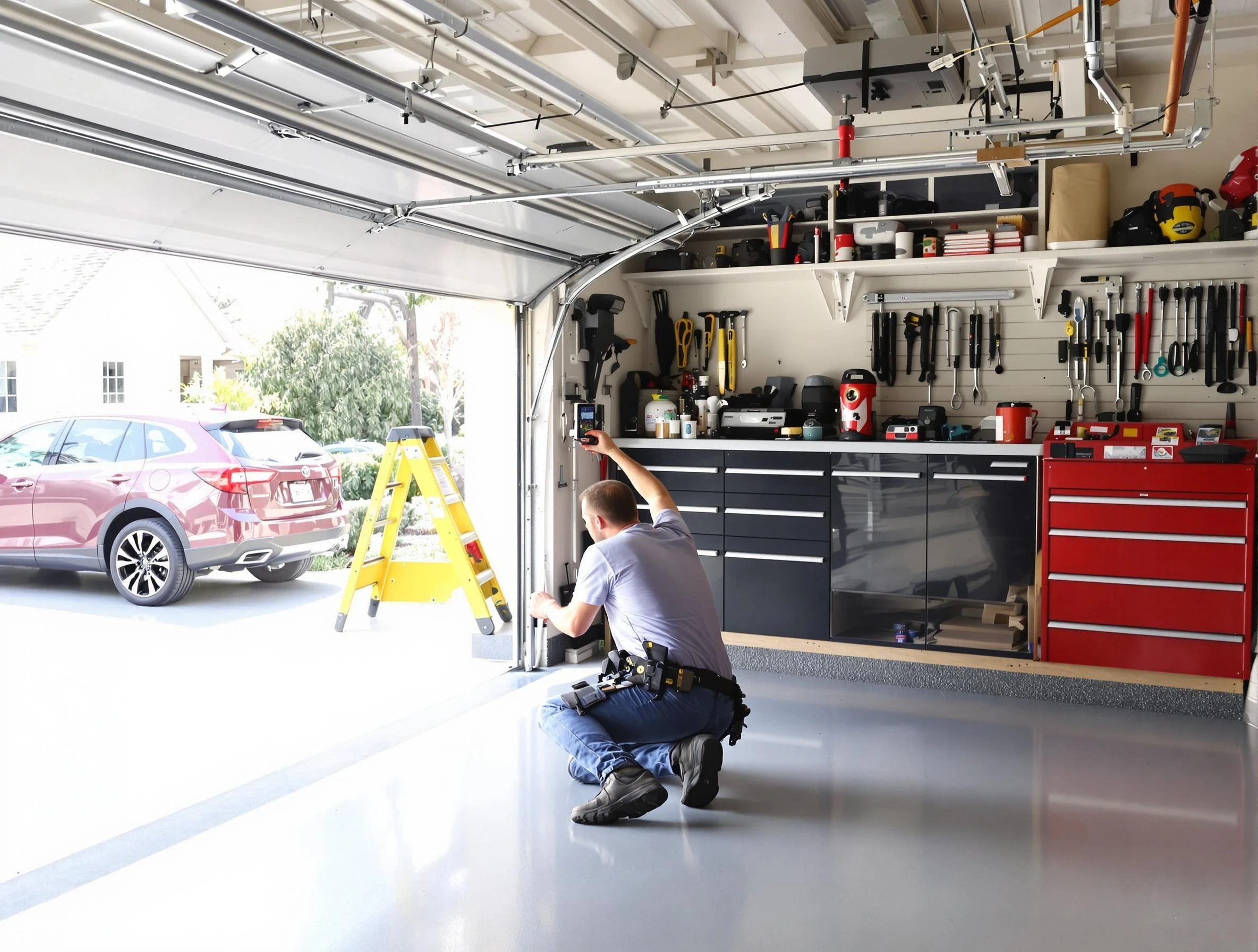 Local garage door repair service by Wellesley Garage Door Repair in Wellesley